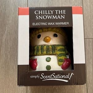 Christmas Electric Wax Warmer Chilly the Snowman ScentSational